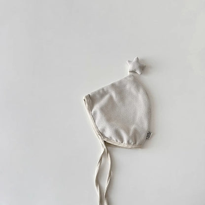 スターベビーナチュラルボンネット(2color)