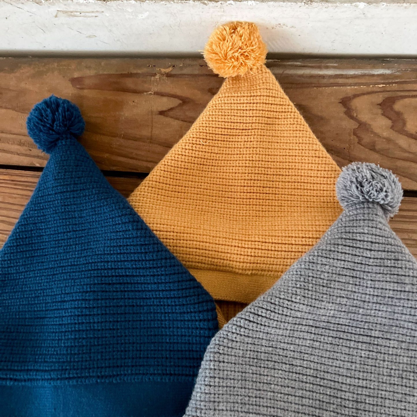 とんがりフードカーディガン(3color)