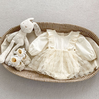 🅽🅴🆆 切替ローズチュールロンパース