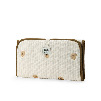 キルティングベビーおむつ替えマット(2color)