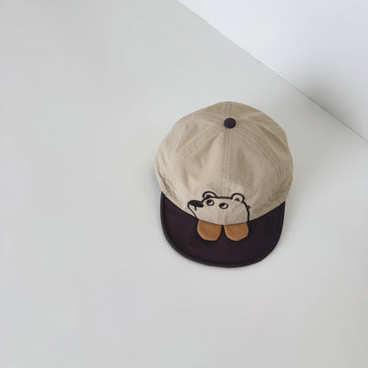 🅽🅴🆆 [4color / one size] カジュアルベアデザインキャップ