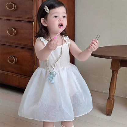 コットン切替ナチュラルロンパース