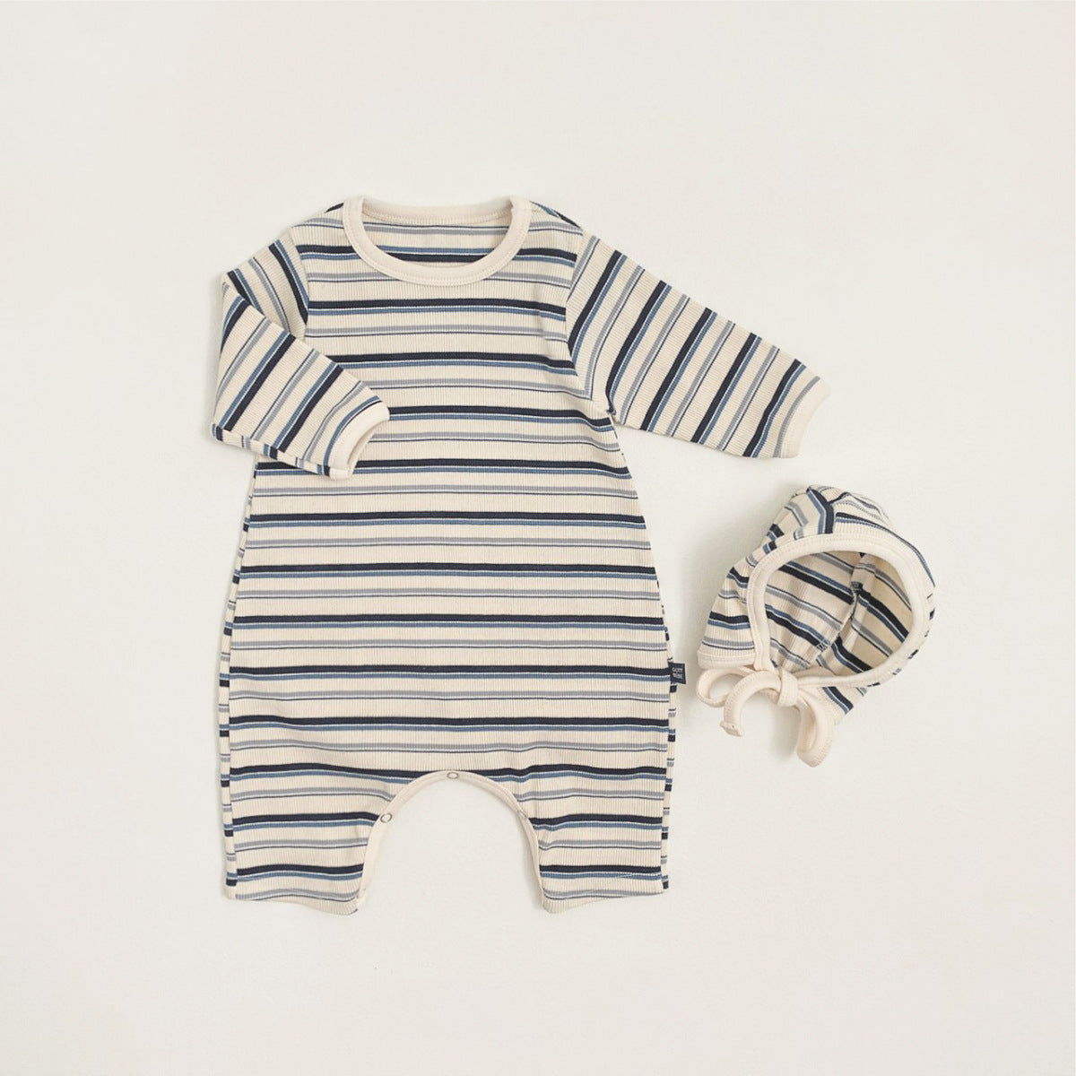 デザインボーダーロンパース(2color)