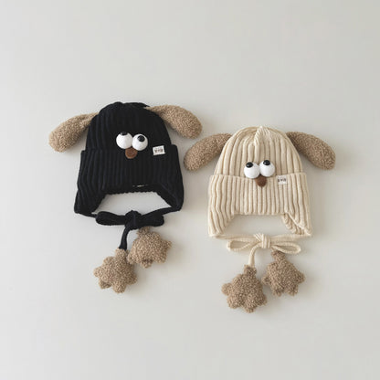 🅽🅴🆆 わんわんキョロニット帽子(3color)