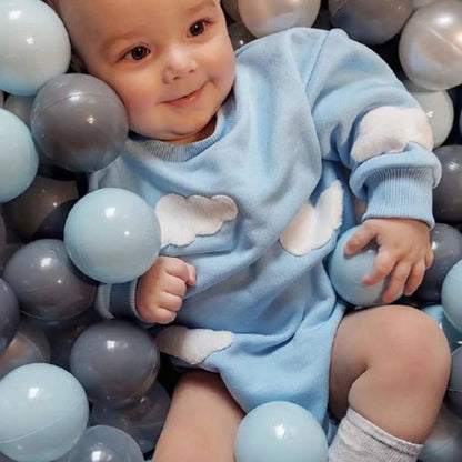 ベビーカラースウェットロンパース(2color)