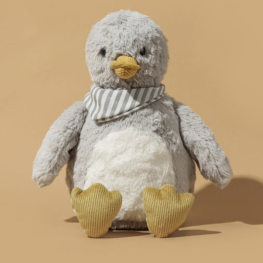 scarf penguin stuffed toy
