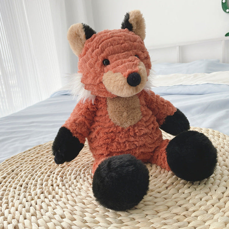 🅽🅴🆆 standing hair fox stuffed toy