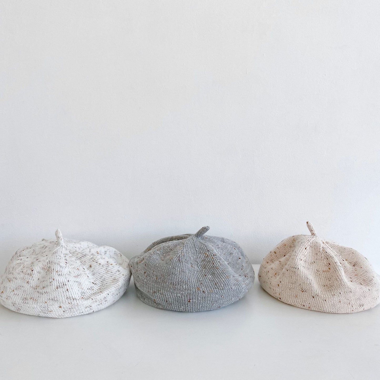 くすみニットベレー帽(7color)