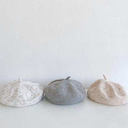 くすみニットベレー帽(7color)