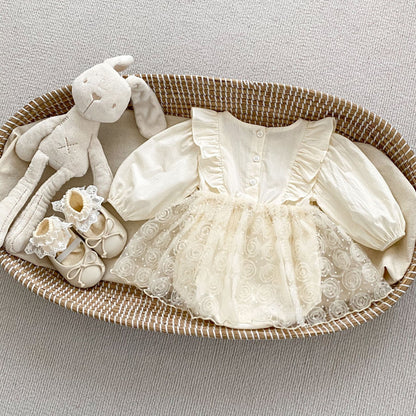 🅽🅴🆆 切替ローズチュールロンパース