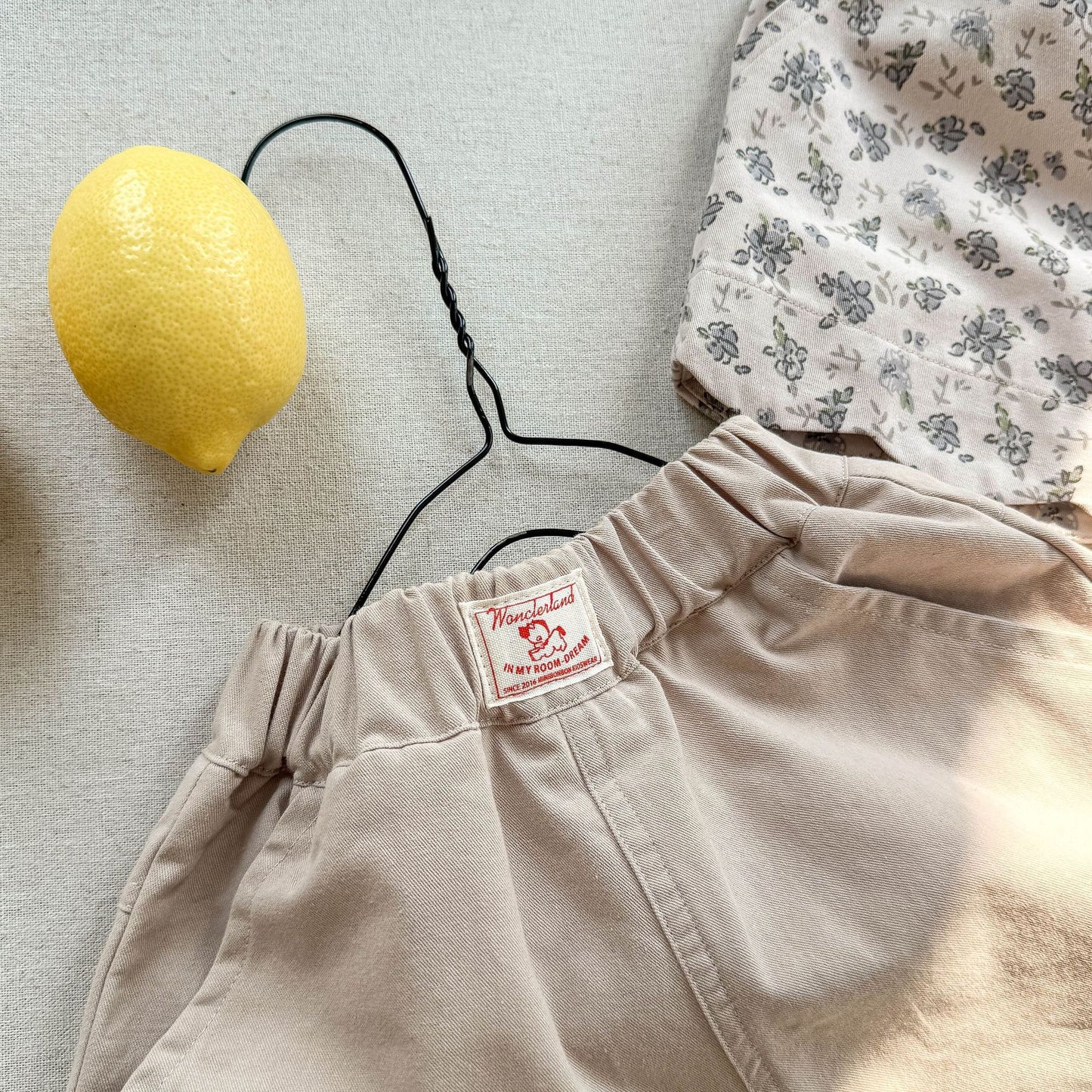 [2color / 80-130] ウェーブデザインショートパンツ