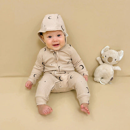 北欧ベビージッパーロンパース(4color)