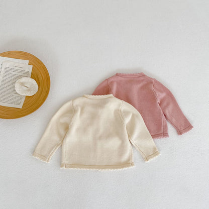 北欧シンプルニットカーディガン(2color)