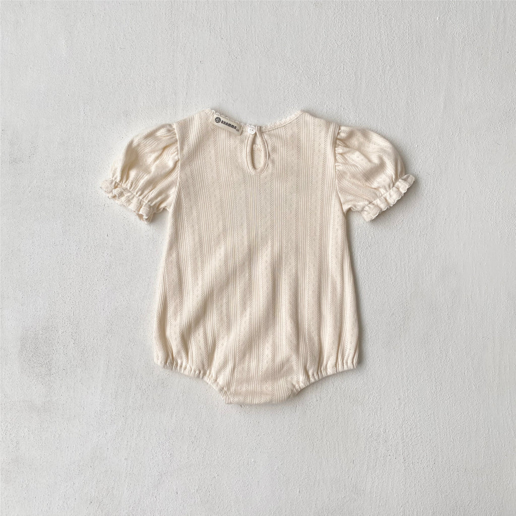 コットンパフサマーロンパース(2color)