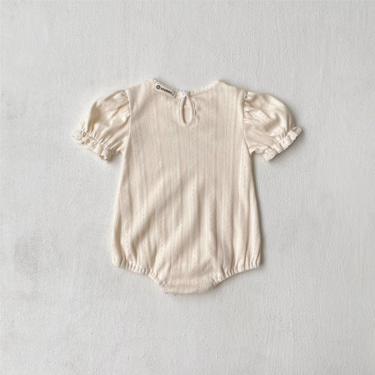 コットンパフサマーロンパース(2color)