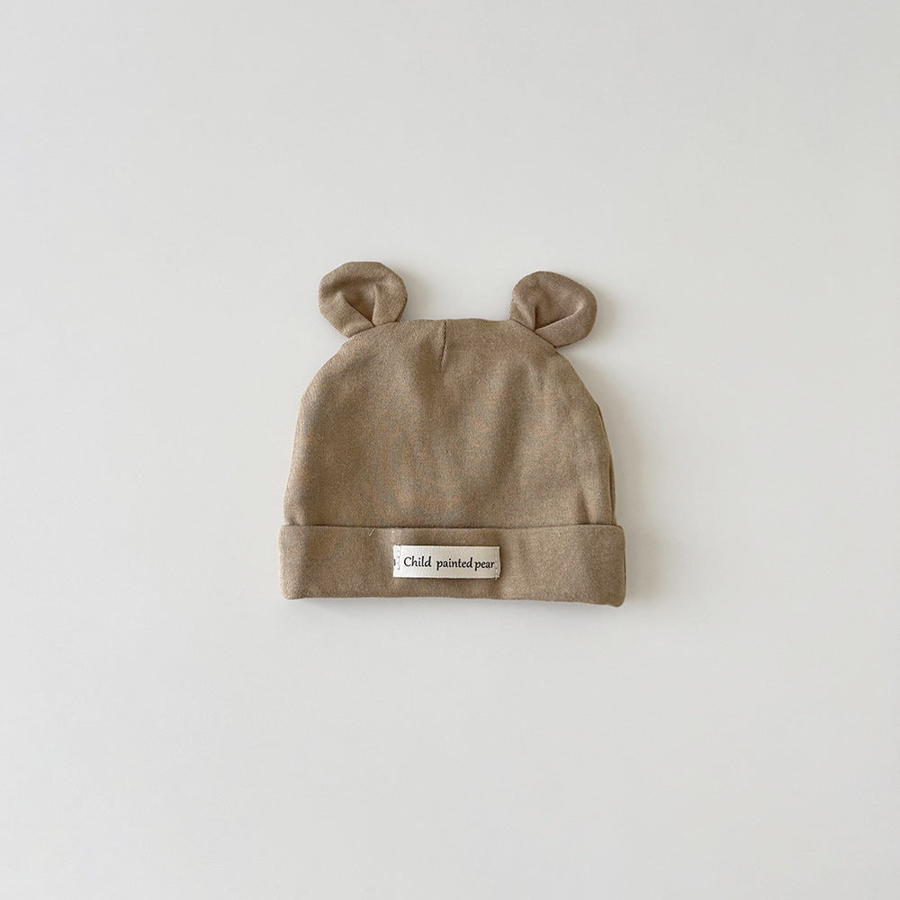 🅽🅴🆆 ベビーコットンくま耳キャップ(8color)