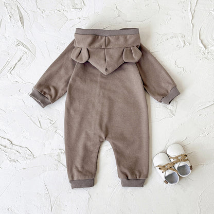 なりきりベアジッパーロンパース(3color)