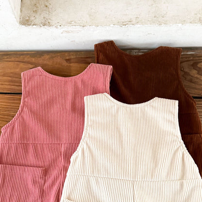 ラブリーコーデュロイサロペット(3color)