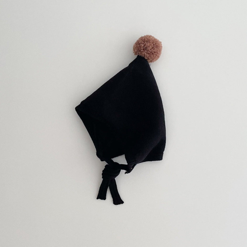 とんがりボンボンニットボンネット(10color)