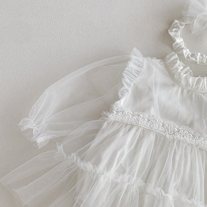 🅽🅴🆆 ホワイトセレモニーベビードレス