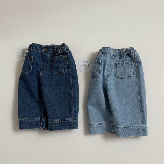 ワイドストレートデニム(2color)