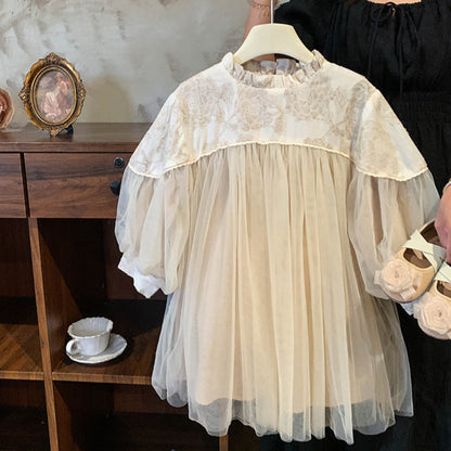 🅽🅴🆆 フラワー切替チュールドレス