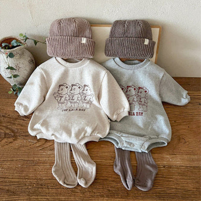 ベアブラザースウェットロンパース(2color)