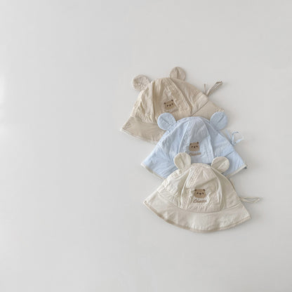 ベビークマ耳チューリップハット(3color)