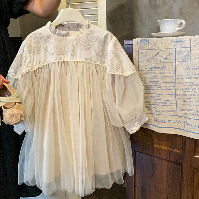 🅽🅴🆆 フラワー切替チュールドレス