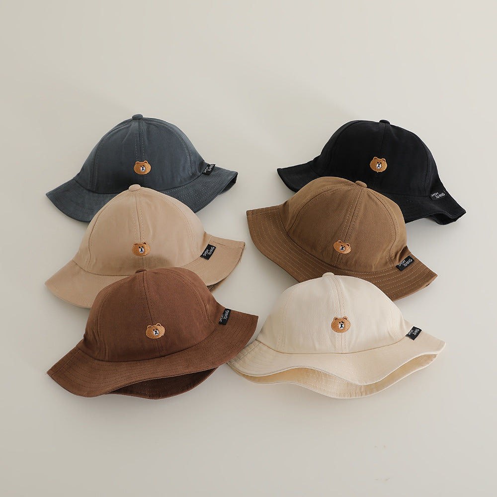 クマさん刺繍サンハット(6color)