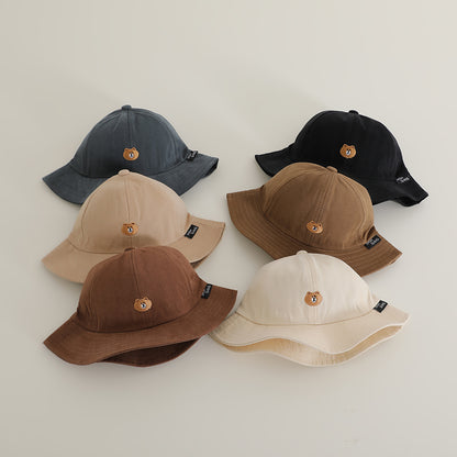 クマさん刺繍サンハット(6color)