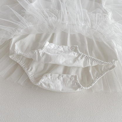 🅽🅴🆆 ホワイトセレモニーベビードレス