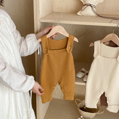 北欧ニットオーバーオール(6color)