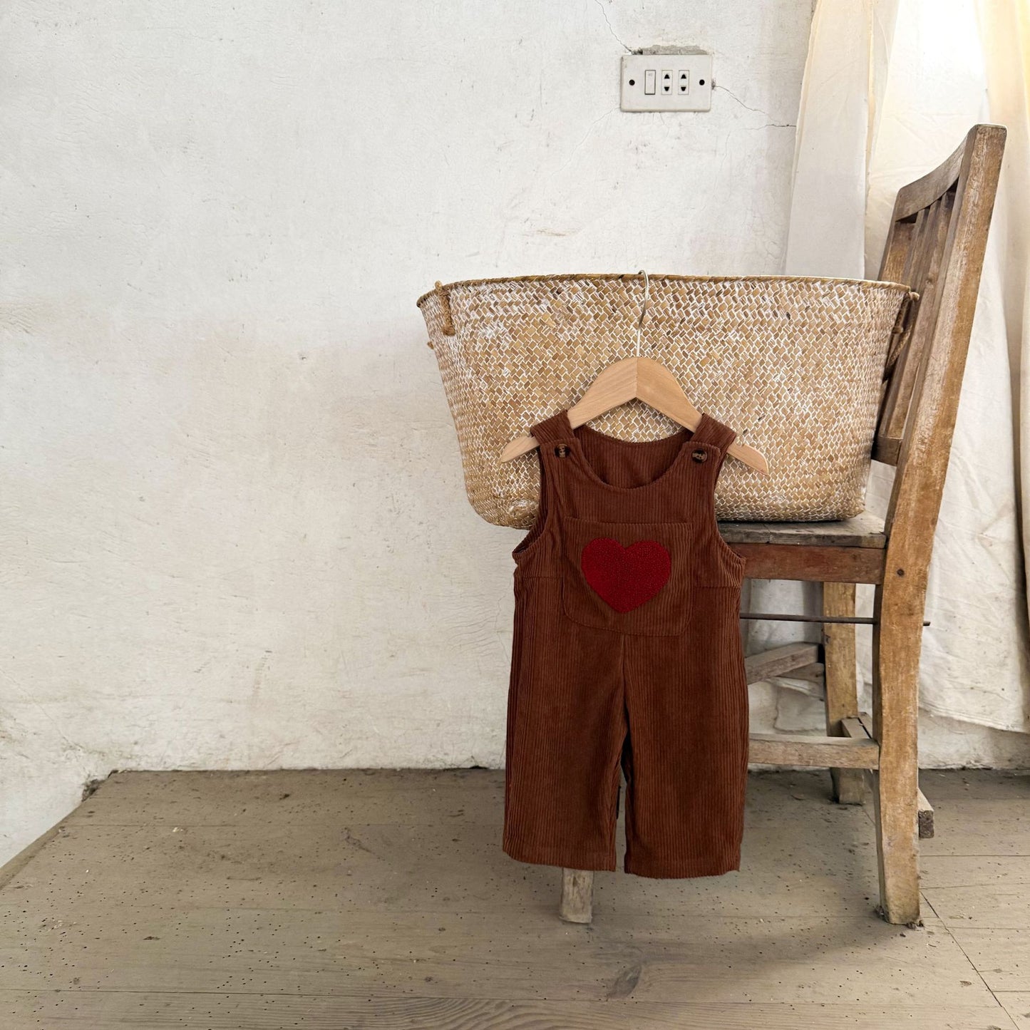 ラブリーコーデュロイサロペット(3color)