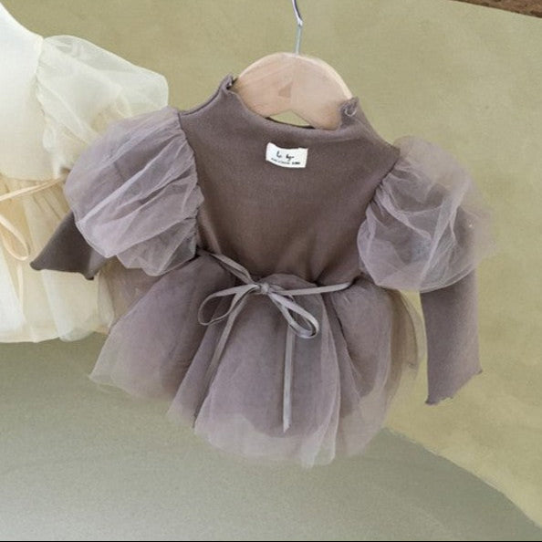 🅽🅴🆆 ナチュラルセレモニーベビーロンパース(2color)