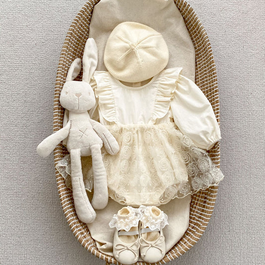 🅽🅴🆆 切替ローズチュールロンパース