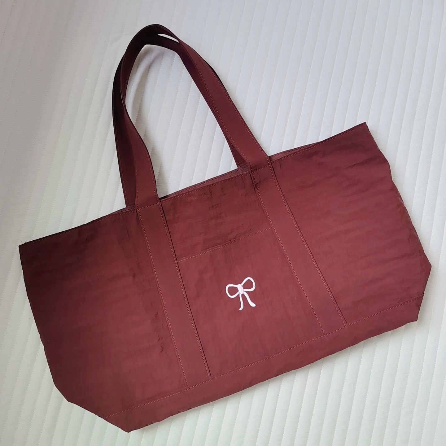 リボンハンドマザーズバッグ(2color)