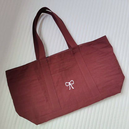 リボンハンドマザーズバッグ(2color)