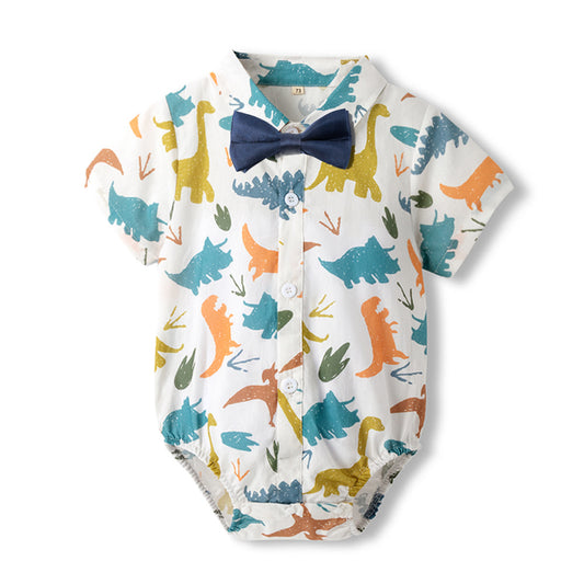 恐竜サマーフォーマルロンパース