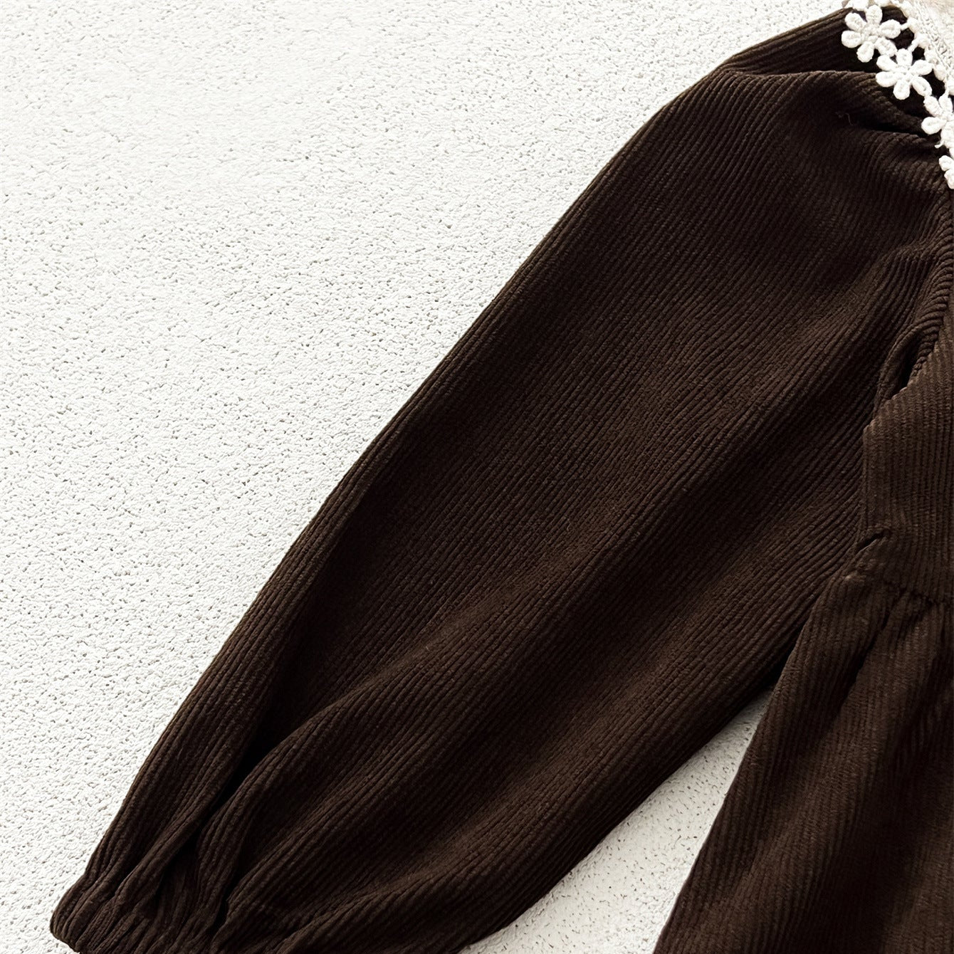 🅽🅴🆆 お花レース衿ナチュラルワンピース