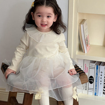 🅽🅴🆆 シフォンダブルスカートロンパース