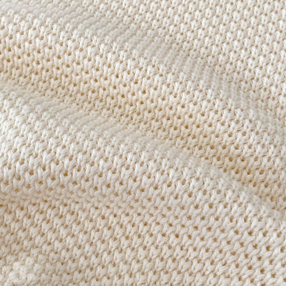 スクエアカラーニットロンパース(2color)