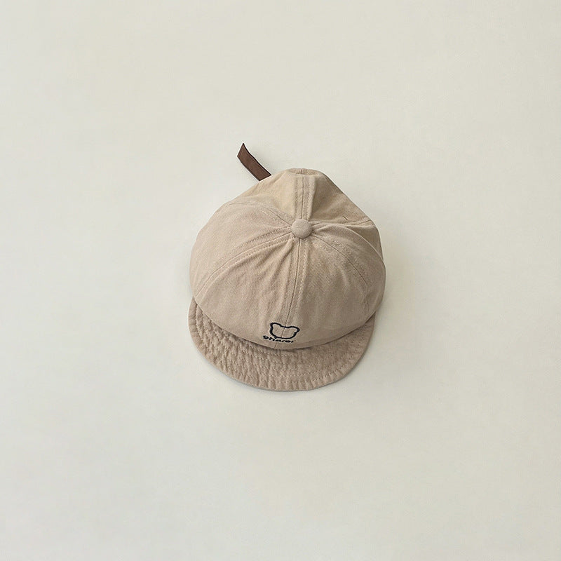 ベア刺繍カジュアルキャップ(4color)