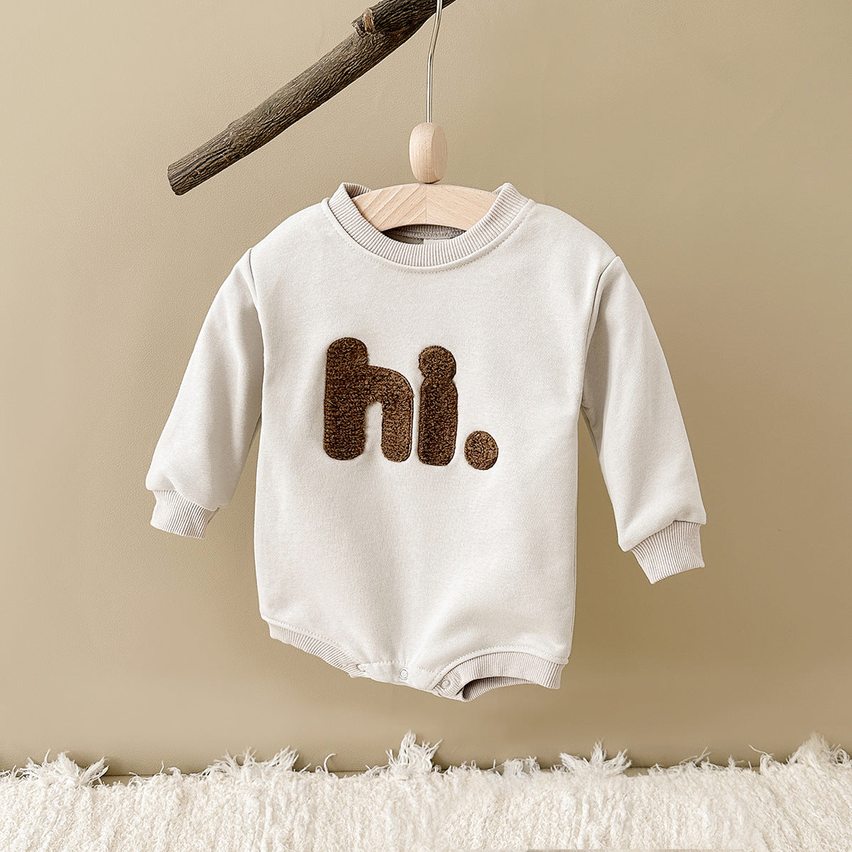 もこロゴスウェットロンパース