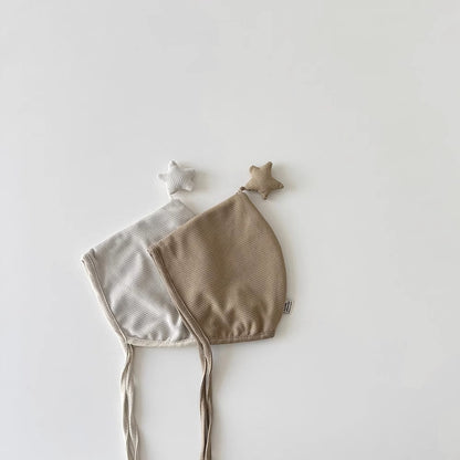 スターベビーナチュラルボンネット(2color)