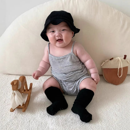 🅽🅴🆆 [2color / 66-90] ベビーキャミボーダーセットアップ