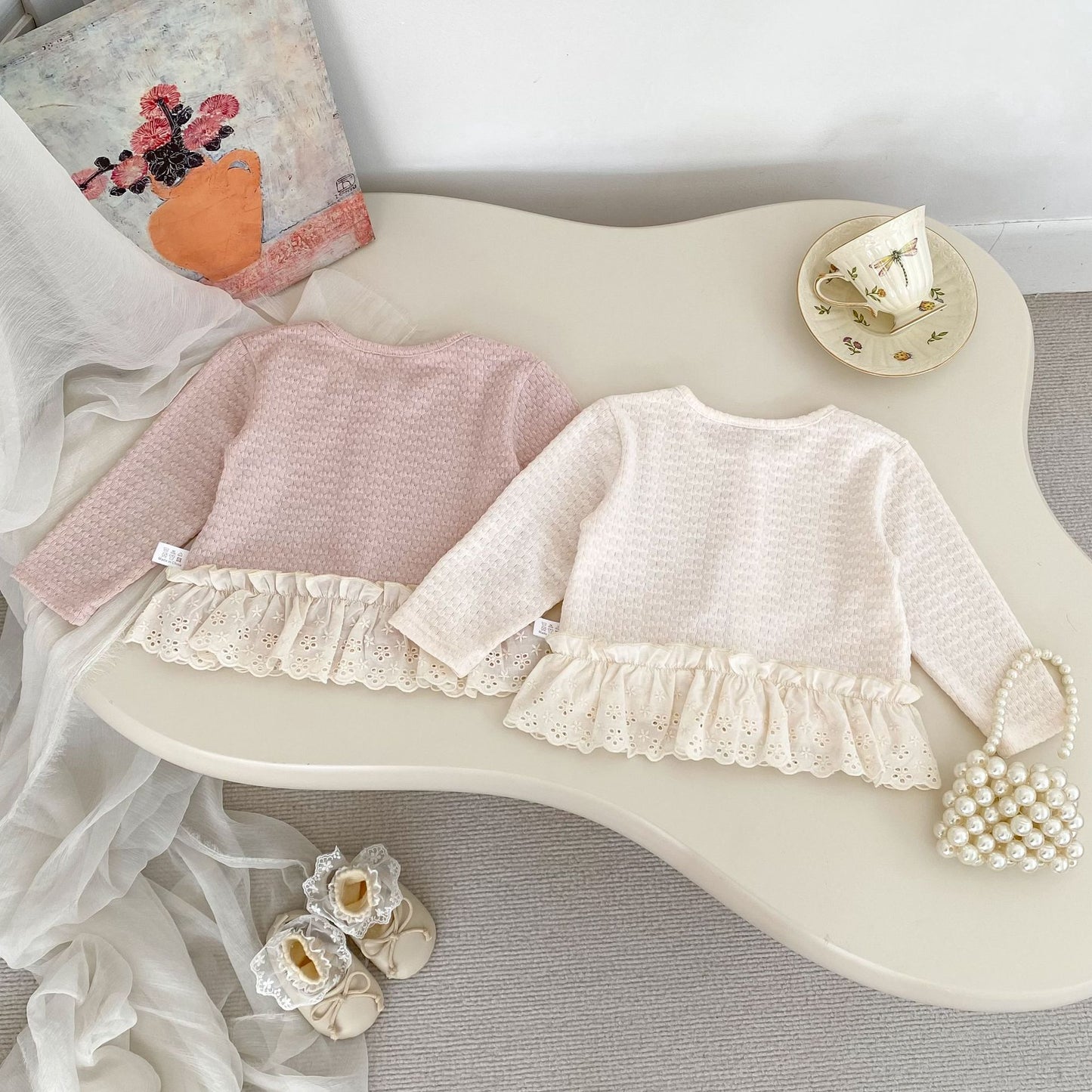 ナチュラルガーリーカーディガン(2color)