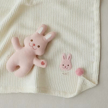 コットンワッフルブランケット(4color)