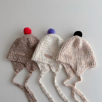 ウールボールニット帽(5color)