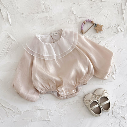 シフォンふんわりロンパース